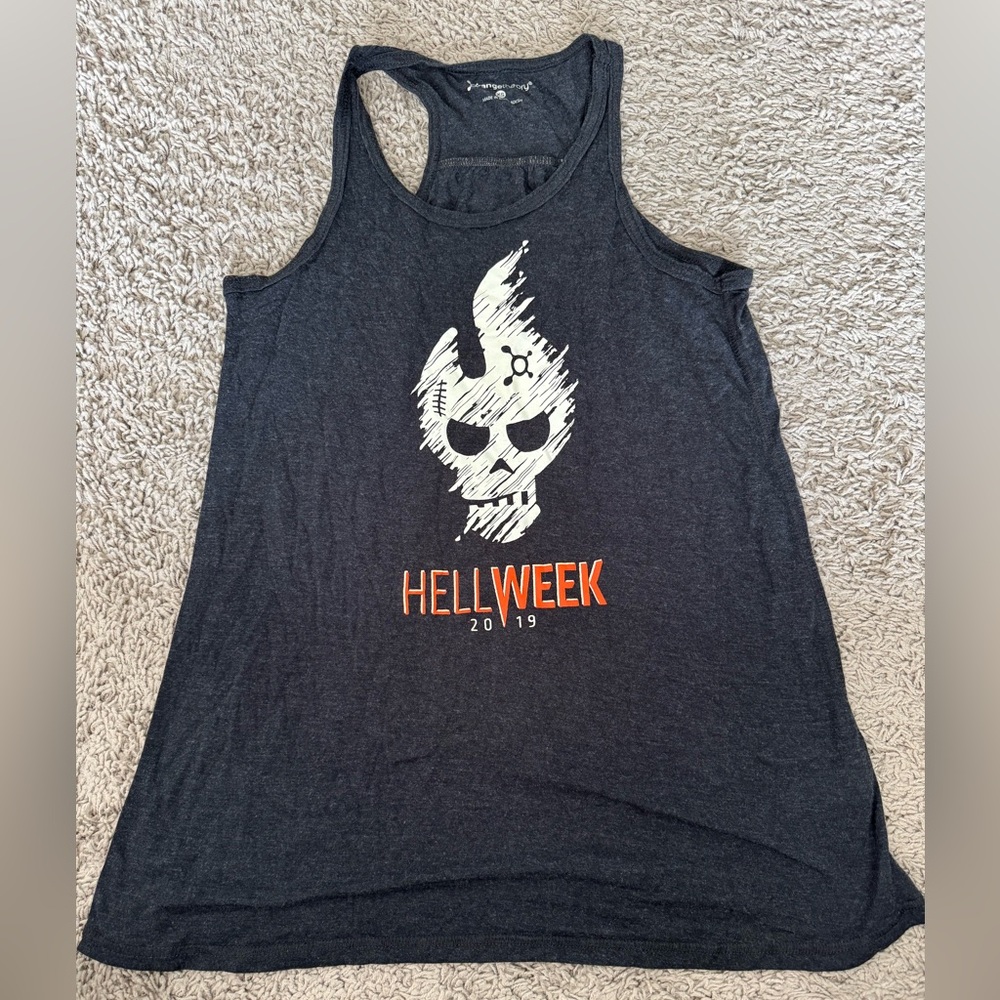 Orangetheory Dark Gray Hell Week Tank Top